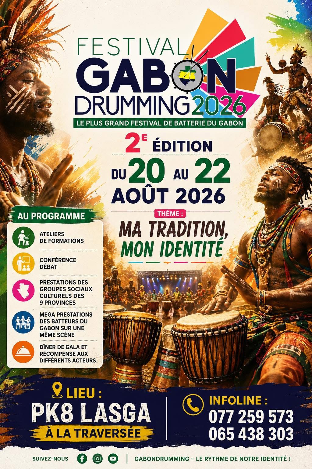 Festival Gabon Drumming 2026 – 2ᵉ Édition
