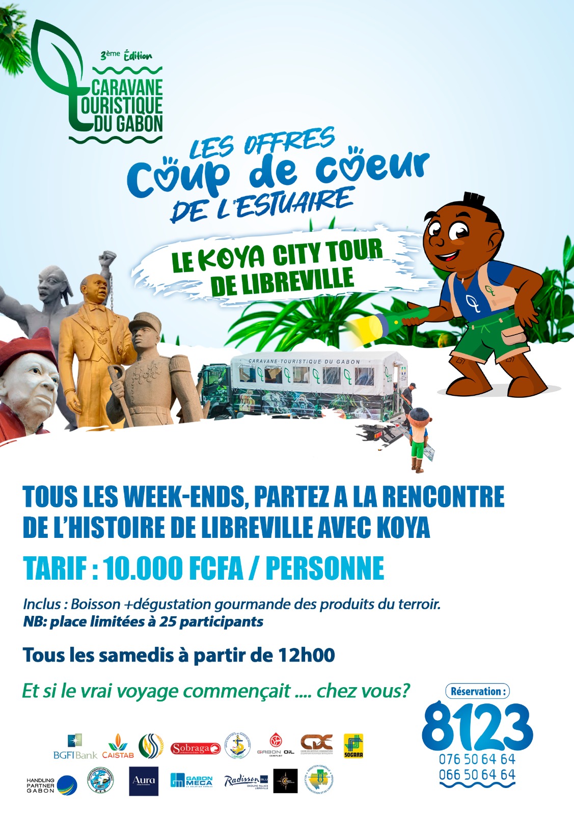 Caravane Touristique du Gabon Les Offres Coup de Cœur de l&rsquo;Estuaire Le KOYA City Tour de Libreville