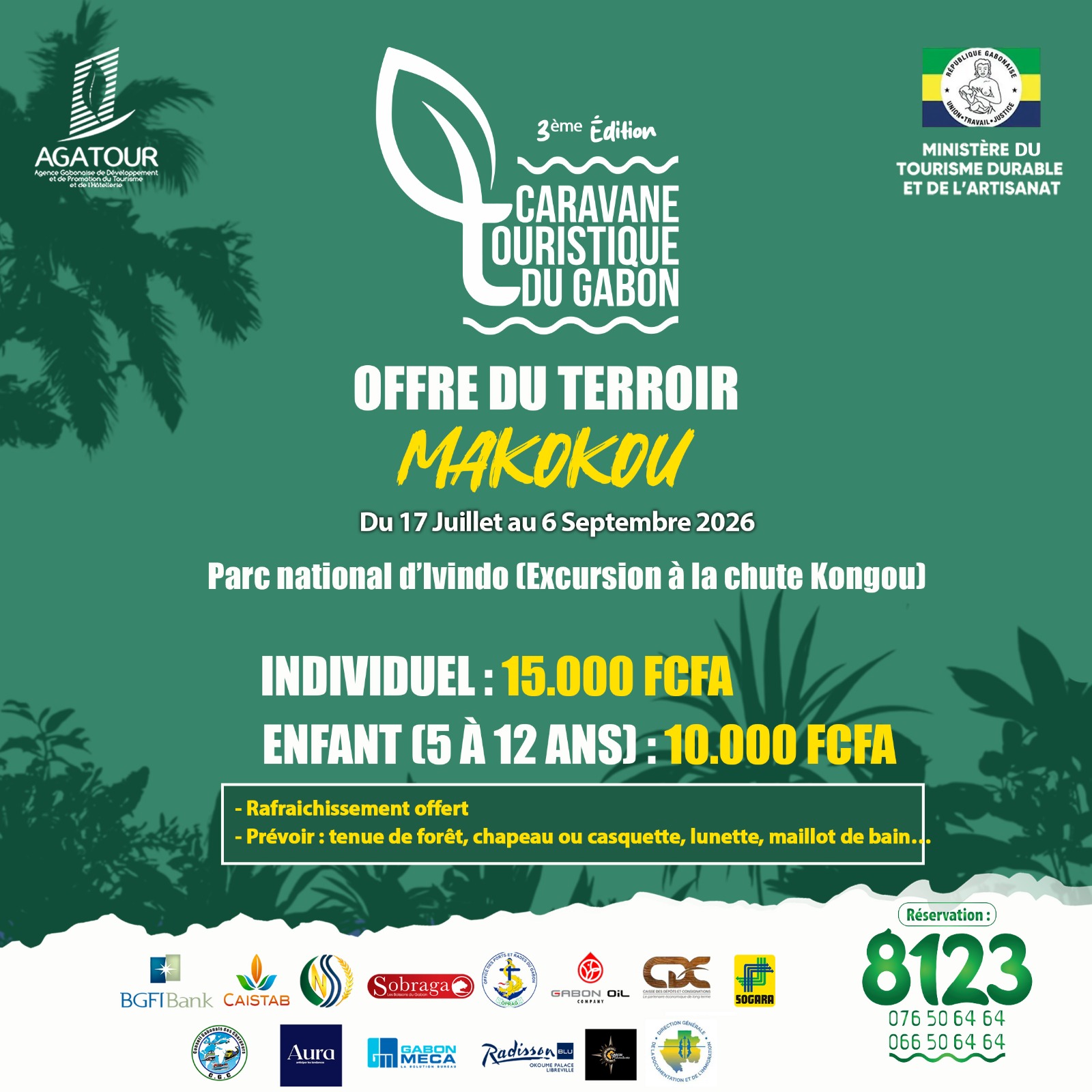 CARAVANE TOURISTIQUE DU GABON – MAKOKOU_ReservatIon jusqu’au 06 septembre 2026